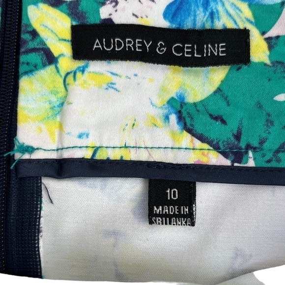 Audrey & Celine A-Line Cotton Blend Skirt EUC - Picture 6 of 9